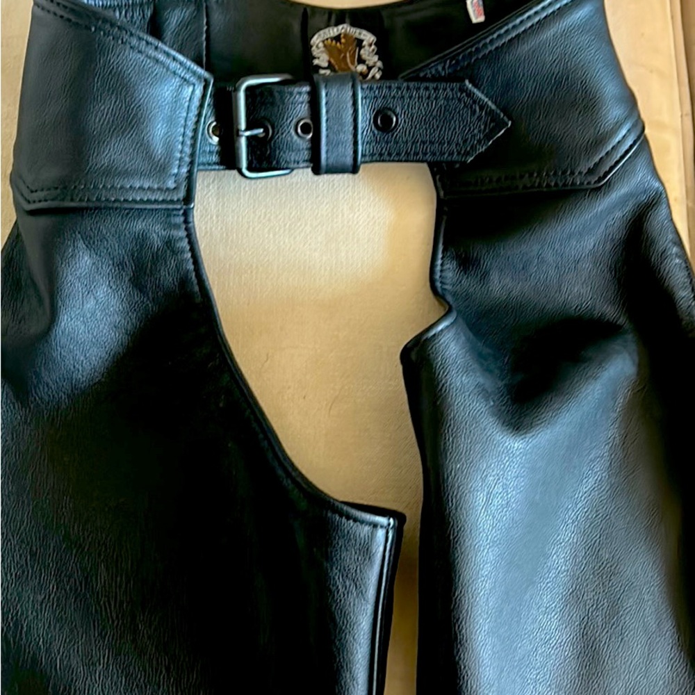 Women’s Leather Motorcycle Riding Chaps